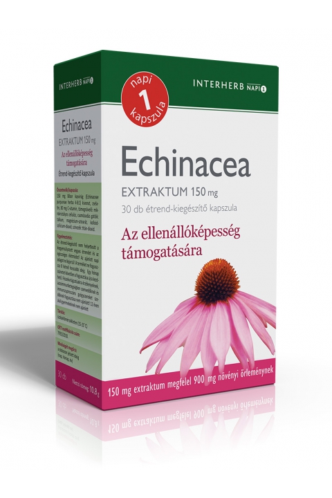 Interherb Napi1 ECHINACEA Extraktum kapszula 150 mg 30 db