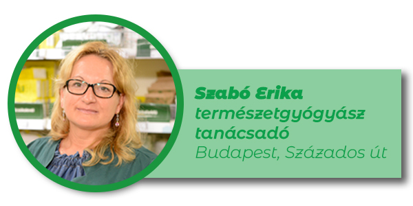 Szabó Erika, természetgyógyász, Herbaház Budapest, Százados út