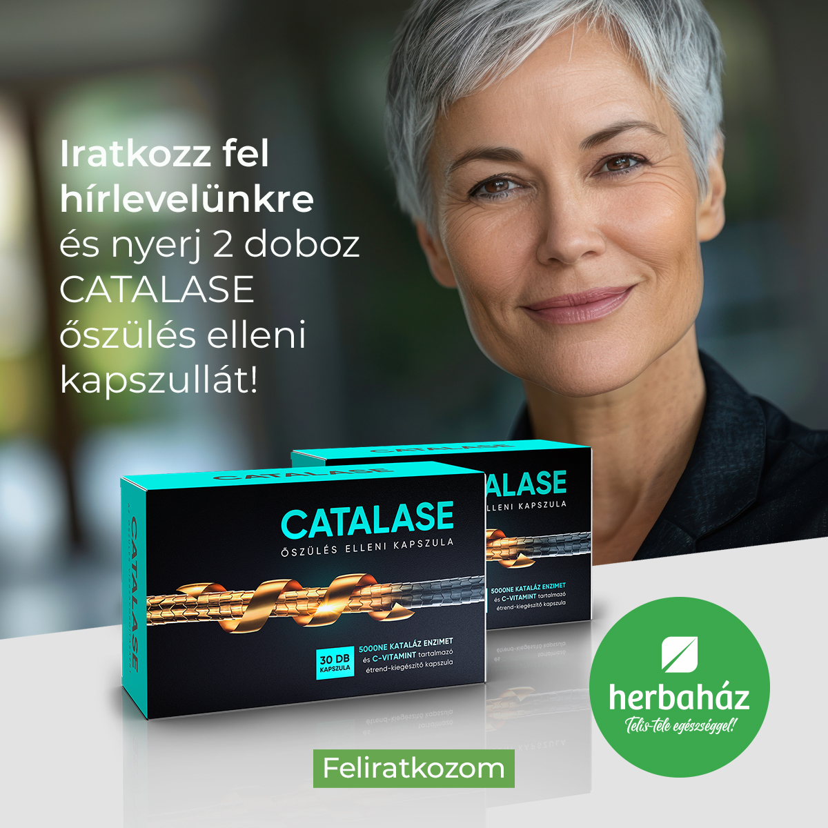 Iratkozz fel és nyerj CATALASE kapszulát!