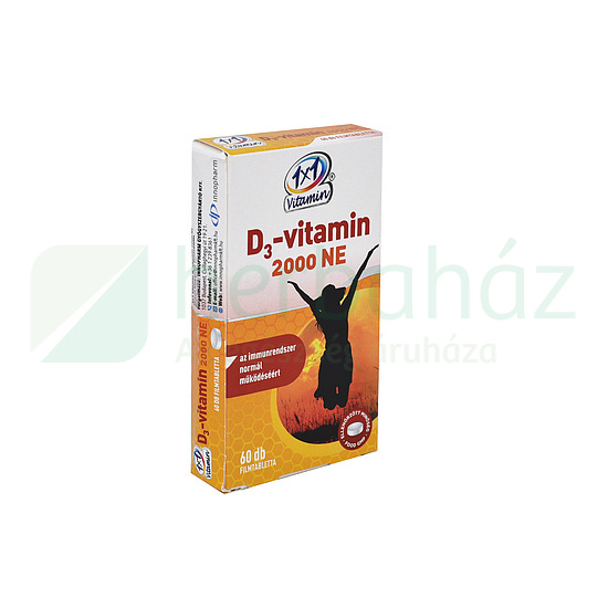 1X1 VITAMIN D3-VITAMIN 2000NE FILMTABLETTA 60DB