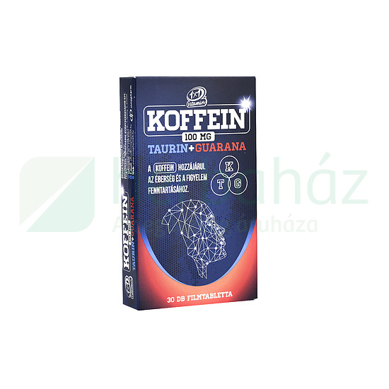 1X1 VITAMIN KOFFEIN+TAURIN+GUARANA FILMTABLETTA 30DB