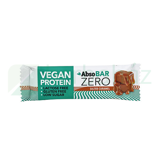 ABSOBAR ZERO VEGAN PROTEIN SZELET SALTED CARAMEL 40G