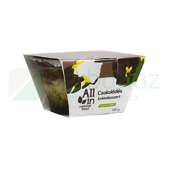 ALL IN NATURAL FOOD PALEO ÉS VEGÁN CSOKOLÁDÉS KRÉMDESSZERT 130G [H]