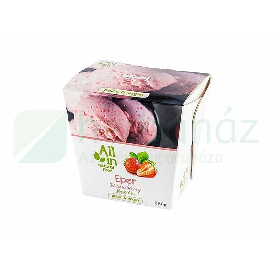 ALL IN NATURAL FOOD PALEO ÉS VEGÁN EPRES JÉGKRÉM 380G [F]