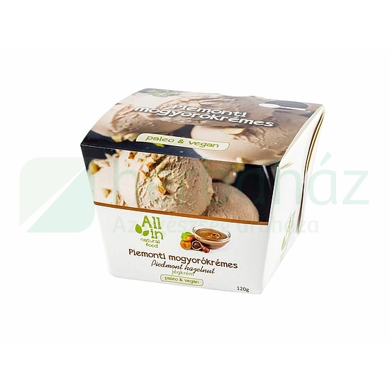 ALL IN NATURAL FOOD PALEO ÉS VEGÁN PIEMONTI MOGYORÓKRÉMES JÉGKRÉM 120G [F]