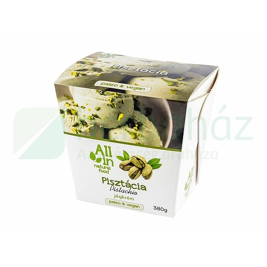 ALL IN NATURAL FOOD PALEO ÉS VEGÁN PISZTÁCIA JÉGKRÉM 380G [F]