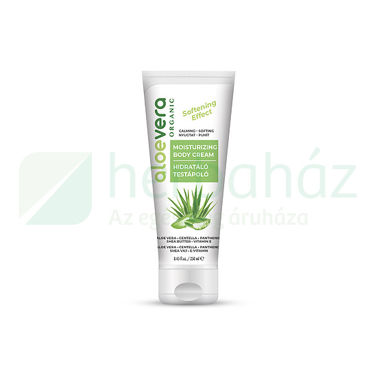 ALOE VERA ORGANIC LÁGY TESTÁPOLÓ KRÉM 250ML