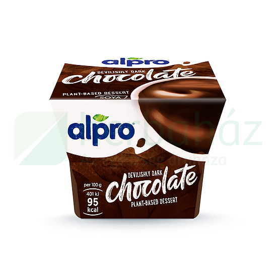 ALPRO SZÓJADESSZERT ÉTCSOKOLÁDÉS 125G