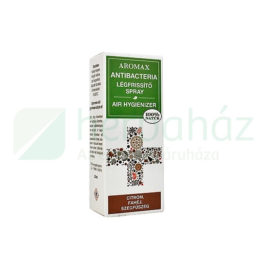 AROMAX ANTIBAKTERIA SPRAY CITROM + FAHÉJ + SZEGFŰSZEG 20ML