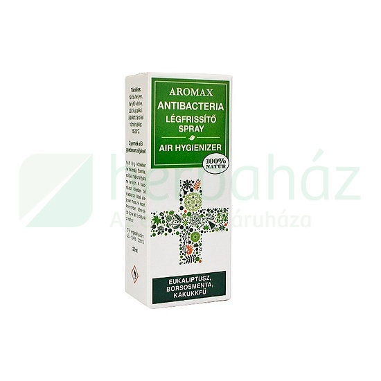 AROMAX ANTIBAKTERIA SPRAY EUKALIPTUSZ + BORSMENTA + KAKUKKFŰ 20ML