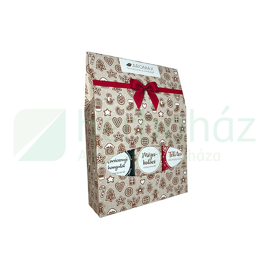 AROMAX KARÁCSONYI HANGULAT AJÁNDÉKCSOMAG BARNA 1DB