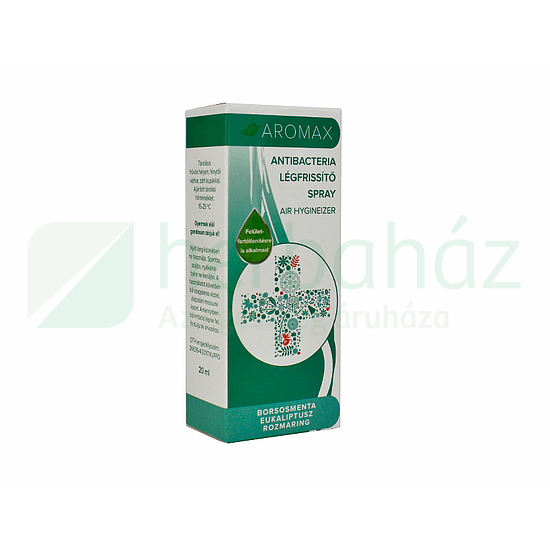 AROMAX LÉGFRISSÍTŐ SPRAY ANTIBACTERIA BORSMENTA-EUKALIPTUSZ ROZMARING 20ML