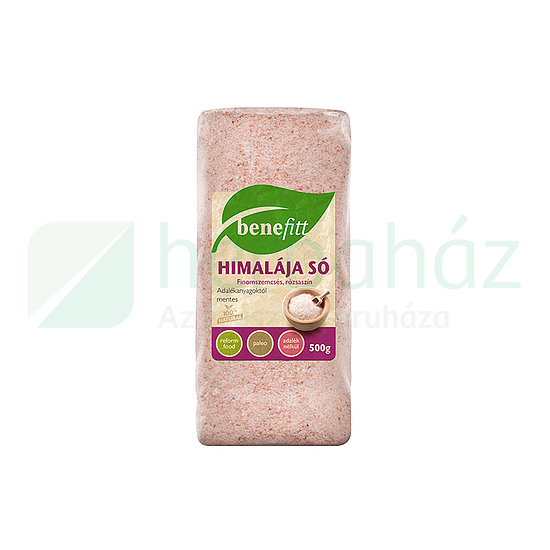 BENEFITT HIMALÁJA SÓ RÓZSASZÍN FINOM 500G