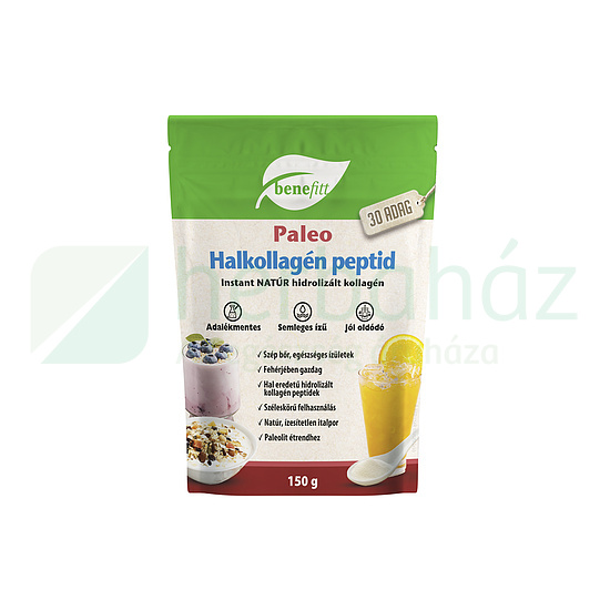 BENEFITT PALEO HALKOLLAGÉN PEPTID INSTANT NATÚR HIDROLIZÁLT KOLLAGÉN 150G