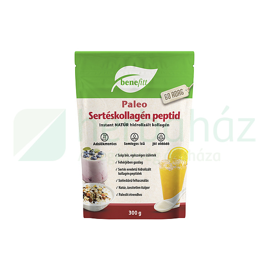 BENEFITT PALEO SERTÉSKOLLAGÉN PEPTID INSTANT NATÚR HIDROLIZÁLT KOLLAGÉN 300G