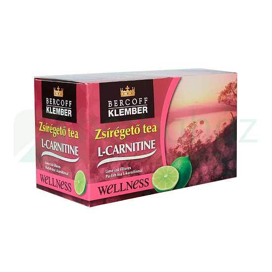 Bercoff klember zsírégető tea l-carnitine lime 20x1g 20g