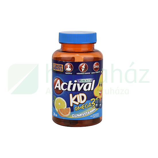 BÉRES ACTIVAL KID OMEGA3 GUMIVITAMIN 30DB