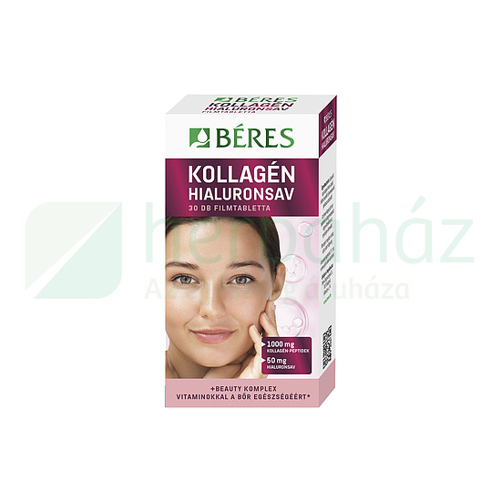 BÉRES KOLLAGÉN-HIALURONSAV FILMTABLETTA 30DB