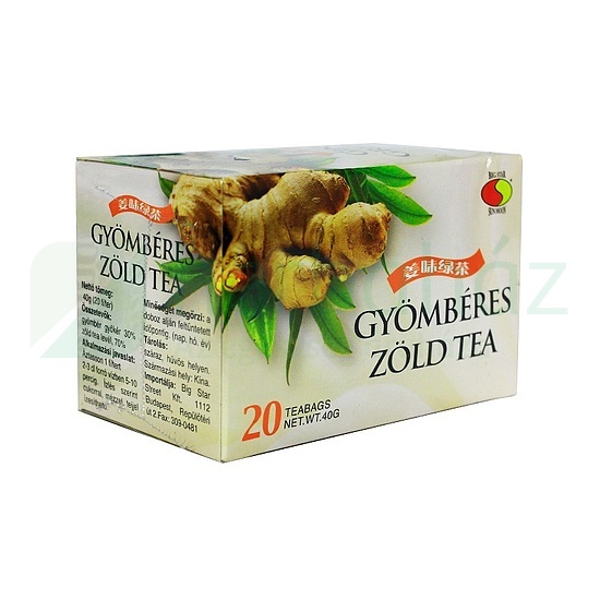 BIG STAR GYÖMBÉRES ZÖLD TEA FILTERES 20DB