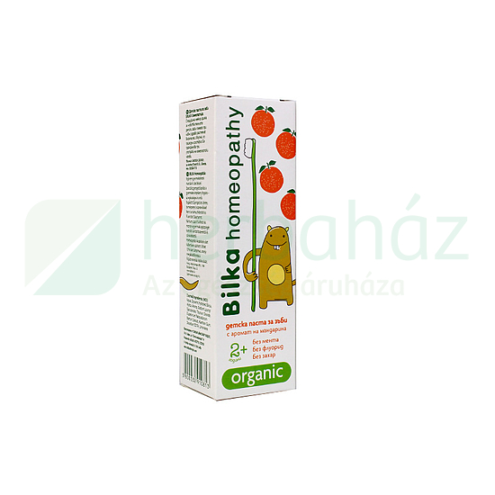 BILKA ORGANIC 2+ GYERMEKFOGKRÉM MANDARIN 50ML