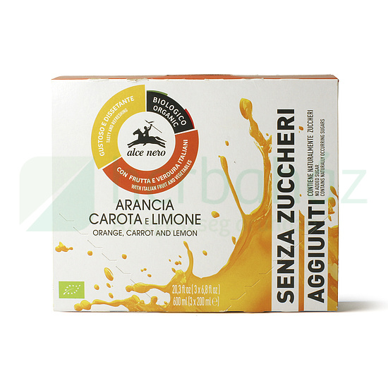 BIO ALCE NERO NARANCS - SÁRGARÉPA - CITROM ITAL HCN 3X200ML