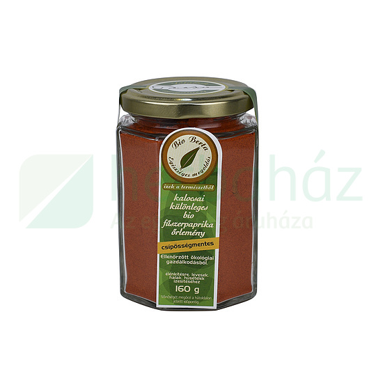 BIO BERTA SZÁRÍTMÁNY CSÍPŐSSÉGMENTES PAPRIKA 160G