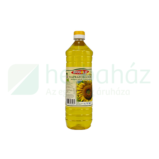 BIO BIOGOLD NAPRAFORGÓOLAJ HIDEGEN SAJTOLT SZAGTALANÍTOTT 1000ML