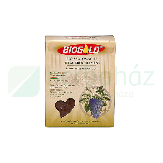 BIO BIOGOLD SZŐLŐMAG MIKROŐRLEMÉNY 150G