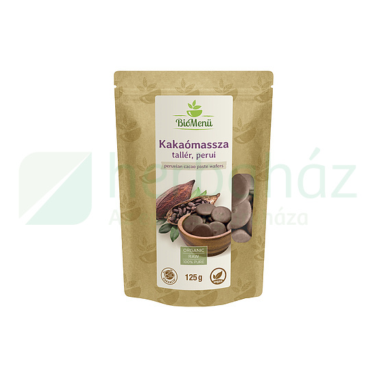 BIO BIOMENÜ KAKAÓMASSZA PERUI TALLÉR 125G