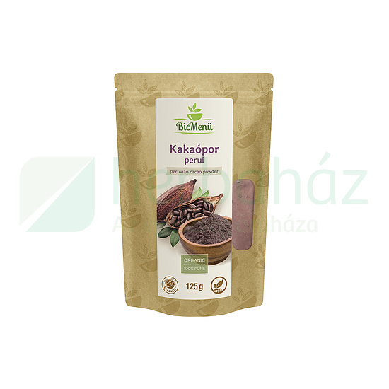 BIO BIOMENÜ PERUI KAKAÓPOR 125G