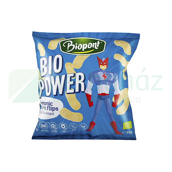 BIO BIOPONT GLUTÉNMENTES POWER EXTRUDÁLT KUKORICA ENYHÉN SÓS 55G