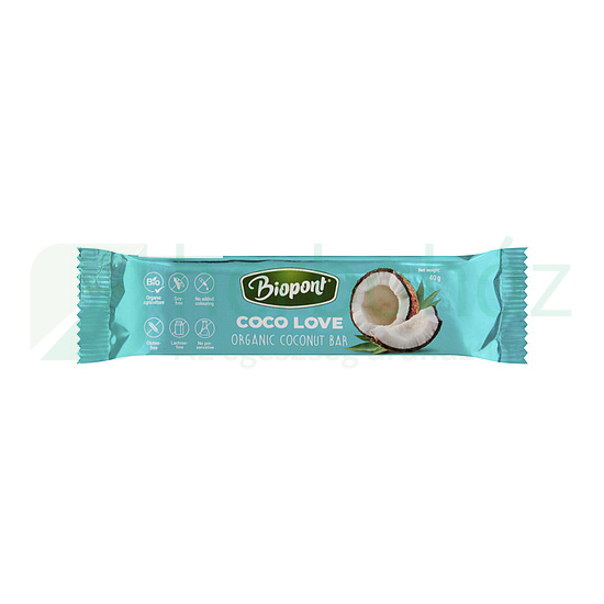 BIO BIOPONT GLUTÉNMENTES COCO LOVE KÓKUSZOS SZELET 40G