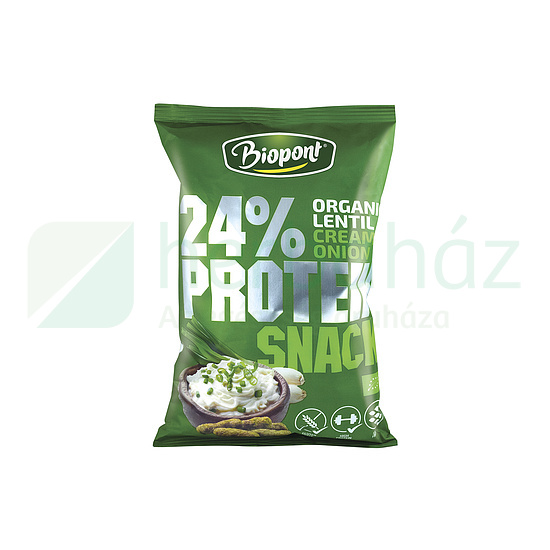 BIO BIOPONT GLUTÉNMENTES PROTEIN SNACK JOGHURTOS-HAGYMÁS 50G