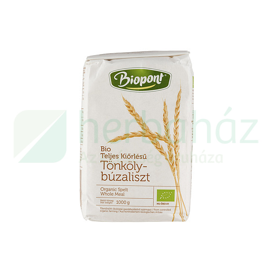 BIO BIOPONT TELJES KIŐRLÉSŰ TÖNKÖLYBÚZA LISZT (TBL-200) 1000G