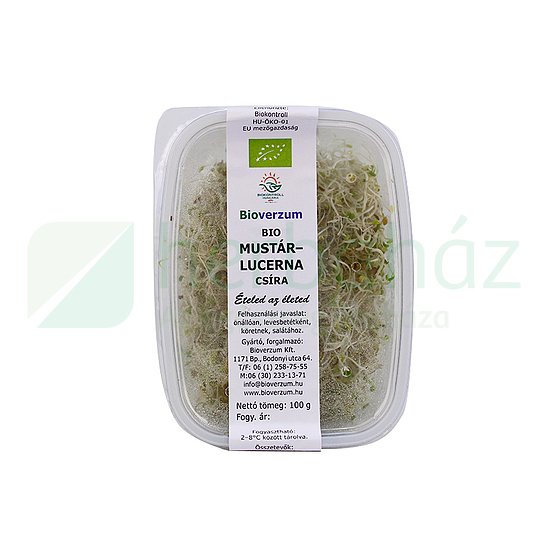 BIO BIOVERZUM CSÍRA MUSTÁR-LUCERNA 100G