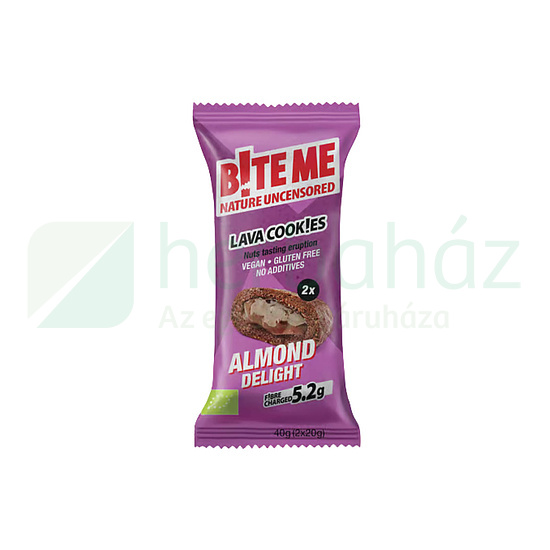 BIO B!TE ME NYERS LÁVA SZELET MANDULAVAJJAL 40G