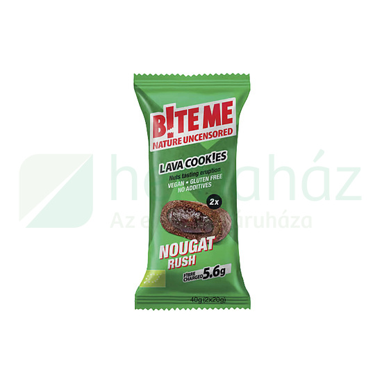 BIO B!TE ME NYERS LÁVA SZELET NUGÁT TÖLTELÉKKEL 40G