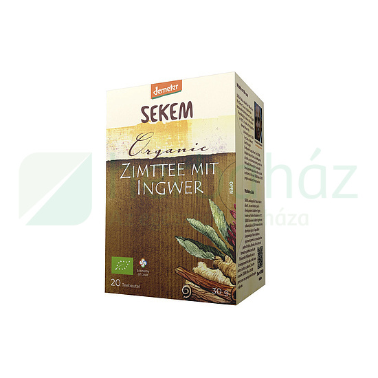 BIO DEMETER SEKEM FAHÉJAS, GYÖMBÉRES TEA FILTERES 20DB