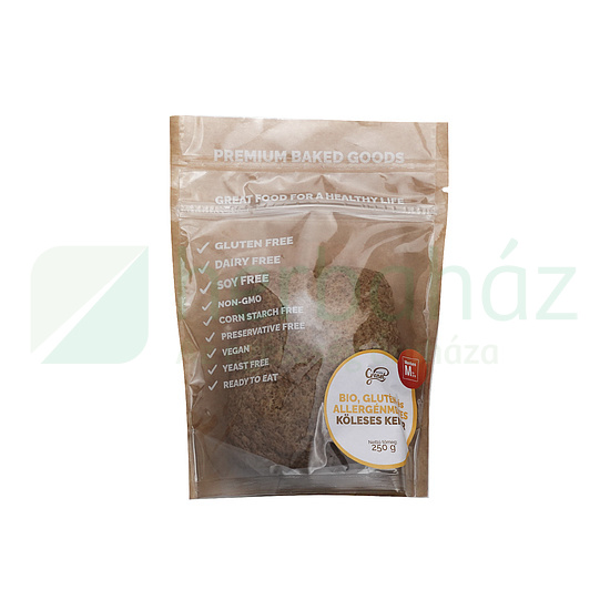 BIO GLUTÉN- ÉS ALLERGÉNMENTES GOLDEN GRANET KÖLESES KENYÉR 250G