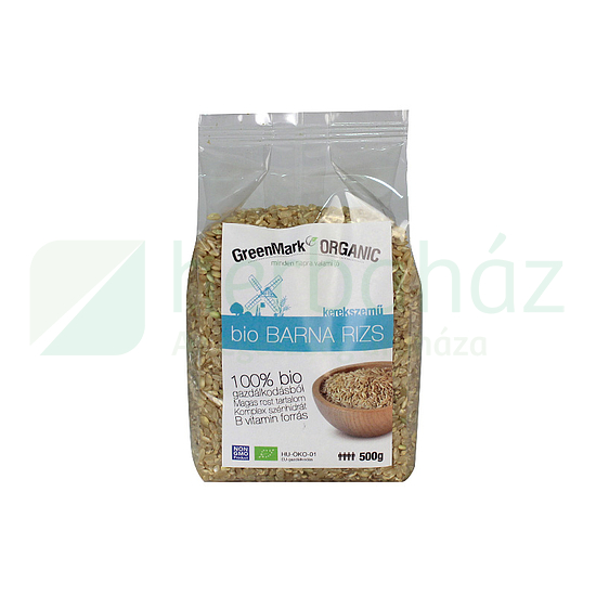 BIO GREENMARK BARNA RIZS KEREKSZEMŰ 500G