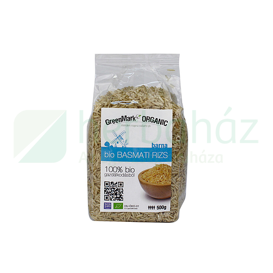 BIO GREENMARK BASMATI BARNA RIZS 500G