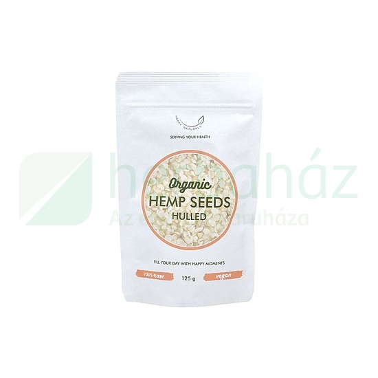 BIO HAPPY NATURALS ORGANIC HÁNTOLT KENDERMAG 125G