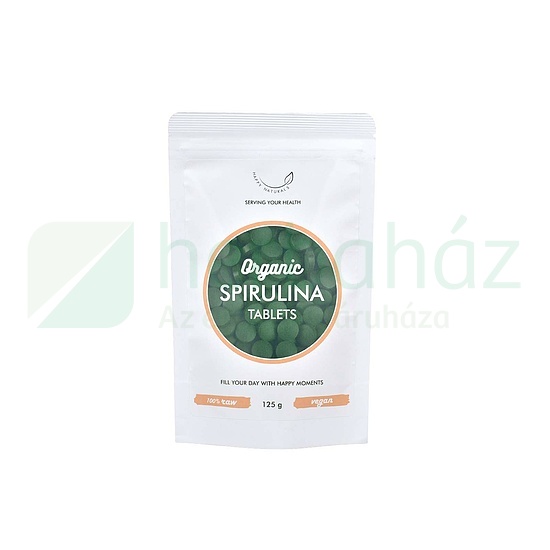 BIO HAPPY NATURALS ORGANIC SPIRULINA TABLETTA 125G