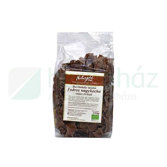 BIO NATURGOLD TÖNKÖLY FODROS NAGYKOCKA TELJES KIŐRLÉSŰ TÉSZTA  250G