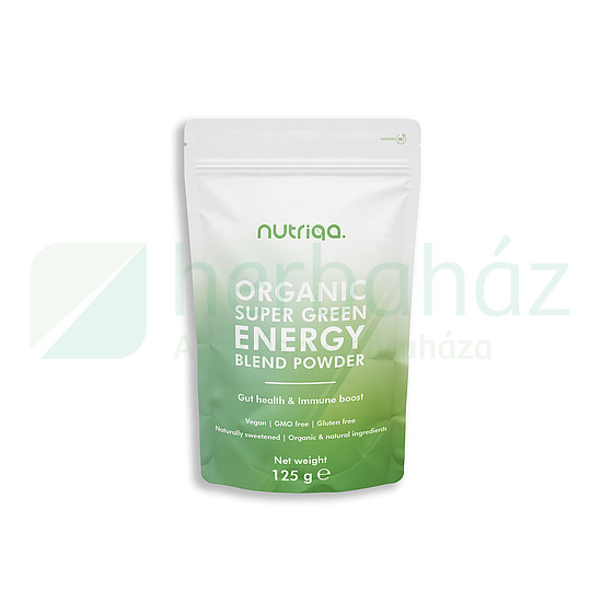 BIO NUTRIQA ORGANIC SZUPER-ZÖLD ENERGIA PORKEVERÉK 125G