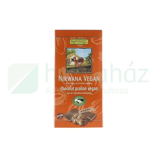 BIO RAPUNZEL NIRVANA VEGAN CSOKOLÁDÉ RIZSTEJJEL ÉS TRÜFFELLEL 100G