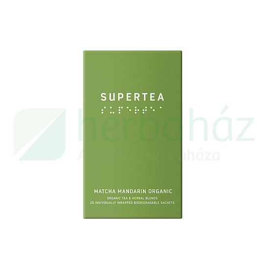 BIO SUPERTEA MATCHA TEA MANDARIN ÍZBEN FILTERES 20DB