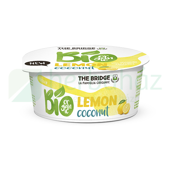 BIO THE BRIDGE CITROMOS KÓKUSZJOGHURT (GLUTÉNMENTES) 125G [H]