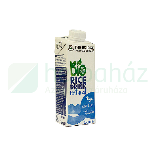 GLUTÉNMENTES BIO THE BRIDGE RIZSITAL 250ML