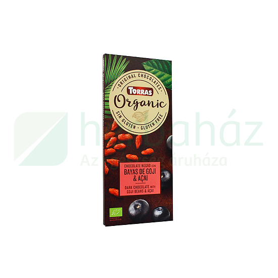 BIO TORRAS GOJI BOGYÓS ÉS ACAI POROS ÉTCSOKOLÁDÉ 100G